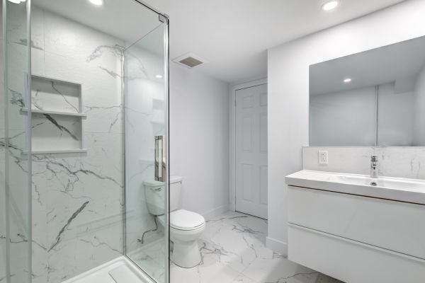 Basement Bathroom Construction in Herndon