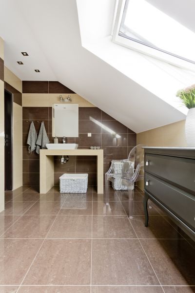 Attic Bathroom Installation in Herndon