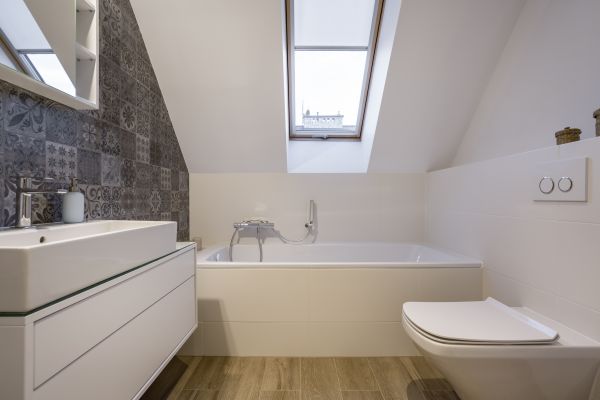 Attic Bathroom Construction in Herndon